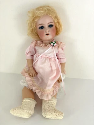 Antique Floradora Germany AM Armand Marseille Bisque Doll Sleep Eyes Open Mouth - Image 1 of 4
