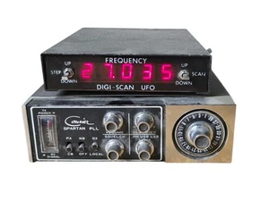 COURIER AM/SSB CB RADIO Spartan PLL 40 channel With Digiscan UFO - Zdjęcie 1 z 6