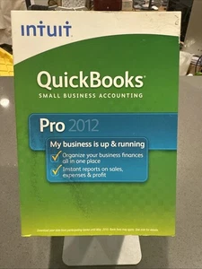 INTUIT QUICKBOOKS PRO 2012 FOR WINDOWS FULL RETAIL US VERSION =LIFETIME LICENSE= - Picture 1 of 4