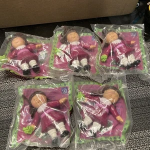 Menge 5 Vintage 92 McDonalds Kohl Aufnäher Kinder Happy Meal Spielzeug Mimi Kristina - Bild 1 von 4
