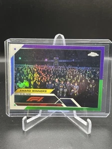 2023 Topps Chrome Formula 1 F1 Red Bull Award Winners Purple Green SP #191 - Picture 1 of 2