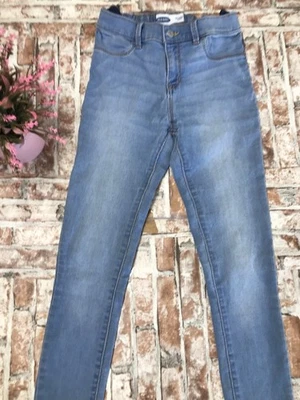 Jeans Old Navy Niñas Bailarina Jeggings Azul Lavado Denim Cintura Ajustable Talla 16 Foto 1 de 4