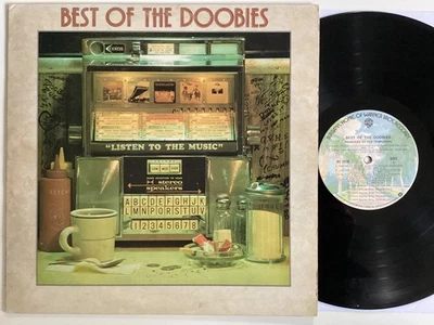THE DOOBIE BROTHERS BEST OF VINYL LP Listen to the music, long train running (G - Image 1 of 4