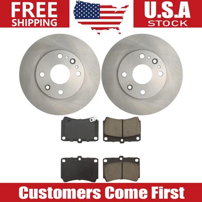 Juego de rotores de freno delanteros + pastillas de freno para Ford Aspire 1994 1995 1996 1997 Foto 1 de 4