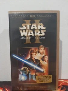 Star Wars Episode II Attack of the Clones VHS Tape Vintage 🍿 - Picture 1 of 6