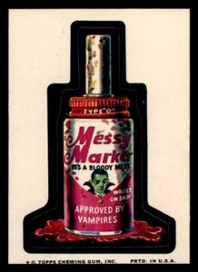 1974 Topps Wacky Packages Series 9 #4 Messy Marker EX/MT