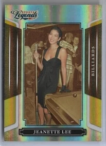 2008 DONRUSS LEGENDS JEANETTE LEE MIRROR GOLD CARD #79 ~ 15/25 BILLARD / POOL - Bild 1 von 2
