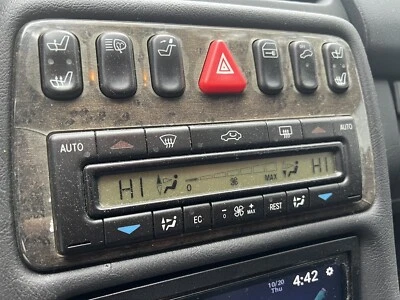 1999-2002 Mercedes-Benz W208 aquecedor CA controle climático CLK430 CLK320 CLK55 AMG💯 - Imagem 1 de 2
