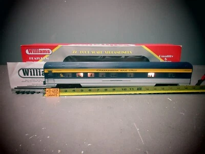Williams  72’ Streamliner CHESAPEAKE & OHIO SPORTSMAN  COACH PASSENGER CAR - Image 1 of 4