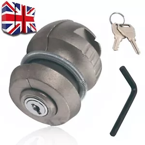 Universal Trailer Hitch-lock Anti-Theft Hitch Coupling Tow Ball Security Lock - Picture 1 of 7