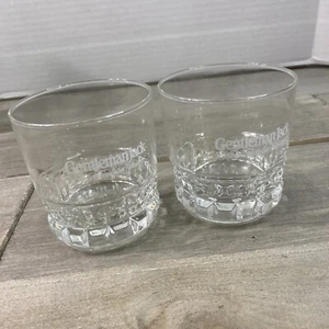 Selten Jack Daniels Gentleman Jack Whiskey Lowball Tumbler Barware 2er Set - Bild 1 von 19
