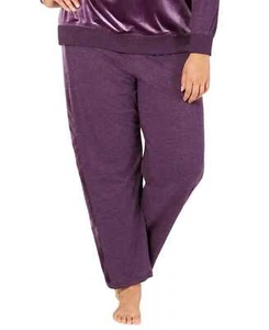Alfani Women’s Plus Size Velvet-Stripe Jogger Pajama Pants - Picture 1 of 2