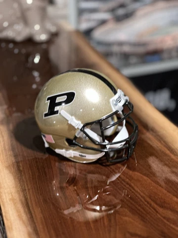 Purdue Boilermakers Schutt Mini Helmet NCAA Cover