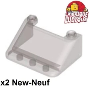 Lego 2x Windscreen 3x4x1 large pare brise voiture fumé trans brown 57783 NEUF - Picture 1 of 1