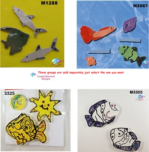 FISH - CERAMIC MOSAIC TILES for your Project ( Pick you Group ) #13 - Picture 1 of 5