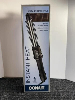 Conair Instant Heat 3/4" Inch Styling Brush 25 Heat Settings - Image 1 of 4