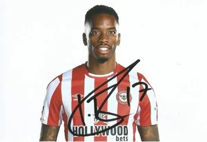 BRENTFORD & ENGLAND: IVAN TONEY SIGNED 6x4 2021/2022 PORTRAIT PHOTO+COA - Bild 1 von 1