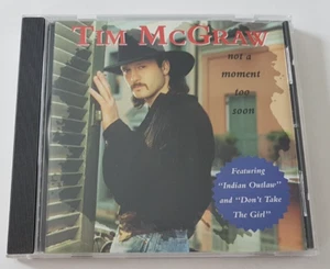 Tim McGraw Not A Moment Too Soon CD 1994 Curb Records Country Music Canada - Imagen 1 de 8