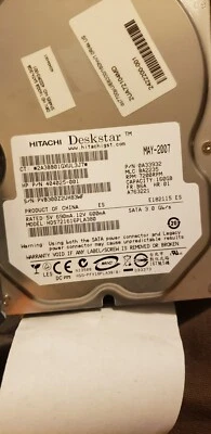 0A33932 - Hitachi 160GB 7200 RPM SATA 3.5" HDD ( OLD STOCK NEVER INSTALLED) - Image 1 of 4