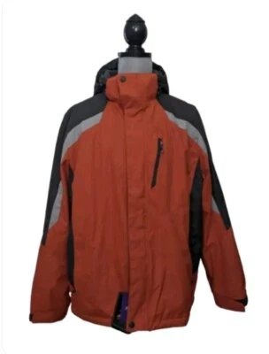 Chaqueta ZeroXposur 2XL XXL Naranja Cremallera Completa Rendimiento Forrado Abrigo de Invierno con Capucha Foto 1 de 4