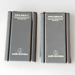 Audio-Technica Pro 88W/T & 88W/R Mic Transmitter Receiver Used - Picture 1 of 6