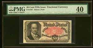 FR1381 50c US FRACTIONAL CURRENCY -  PMG40