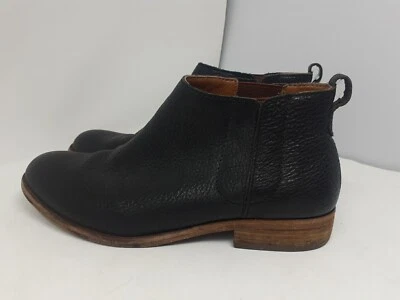 Botas Kork Ease para Mujer 9 Chelsea Zapatos al Tobillo Cuero Negro Clásico Informal Bajo Foto 1 de 4