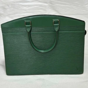 LOUIS VUITTON Epi Riviera Hand Bag Green M48184 LV Auth From Japan F/S - Picture 1 of 12
