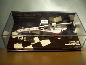 1/43 MINICHAMPS 410 100223 SAUBER F1 TEAM C29 JAPANESE GP 2010 KAMUI KOBAYASHI - Picture 1 of 4