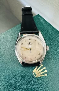 Men’s Vintage 1946 Rolex Ref 4365 33mm Stainless Oyster Precision Watch - Picture 1 of 12