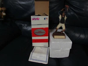 SALVINO 1990 RARE ROY CAMPANELLA Autographed Baseball Porcelain Figure Box COA - Picture 1 of 8