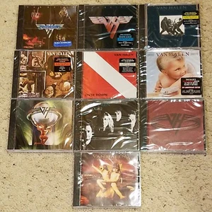 VAN HALEN - Bundle Of 10 CDs - David Lee Roth And Sammy Hagar Years - Sealed - Picture 1 of 1
