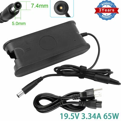 Adaptador de corriente Cargador de CA para Dell Inspiron 1318 1545 1546 1551 PP41L 65W Foto 1 de 4