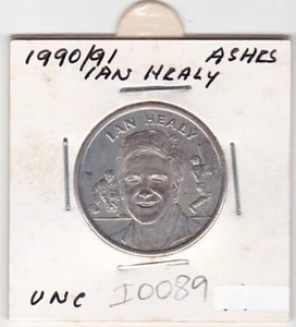 Y0089 Australia Cricket 1990/91 Clashes for The Ashes Medallion Ian Healy - Picture 1 of 2