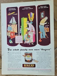 1929 Whole Family Rogers Brushing Lacquer Paint  Lettuce Green vintage ad - Picture 1 of 1