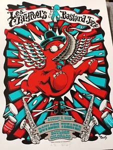 LES CLAYPOOL'S BASTARD JAZZ BOULDER CO Aug 8 2022 Artist sig/num proof poster - Bild 1 von 17
