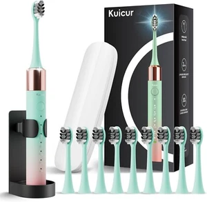 Portable Electric Soft Toothbrush with Travel Case, 90-Day Largest Battery Life - Picture 1 of 7
