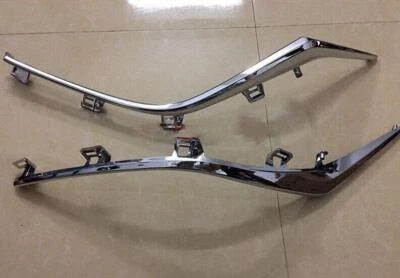 2PCS For 2014 2015 2016 Mazda 3 L R Front Bumper Grille ABS Chrome Trim - Изображение 1 из 4