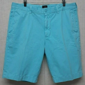 J. CREW - STANTON - PANTALONES CORTOS Hombre - Chinos - Azul Claro Aqua Celeste - Talla 36 - Imagen 1 de 8