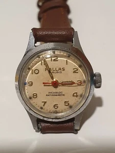 Vintage PALLAS 17 Jewels Manual ladies Watch Swiss made - Picture 1 of 6