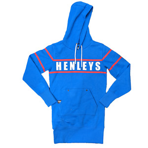 *Henleys Womens Chevron Hoodie - UK 8 - Blue/Red - RRP - £30