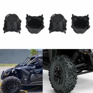 Tapacubos completos de rueda negros cubiertas de llanta de neumático para Can-Am Maverick X3 R 4x4 Turbo DPS - Imagen 1 de 7