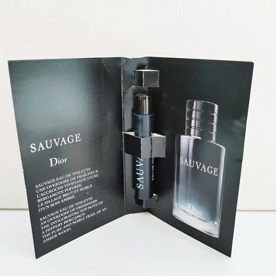 1x DIOR Sauvage Eau de Toilette Cologne mini Spray for men, 1ml, Brand NEW! - image 1 of 4