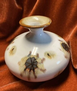 Vintage Otagiri Floral Bud Vase OMC Japan Stoneware 4.5” X 3.5” - Picture 1 of 8