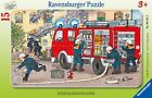 15-tlg. Ravensburger Kinderpuzzle Mein Feuerwehrauto Rahmenpuzzle für Kinder