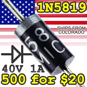 1N5819 Diode 40V 1A - Picture 1 of 14