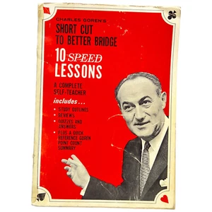 Short Cut To Better Bridge - 10 Speed Lessons - Charles Goren - Self Teacher - Imagen 1 de 14