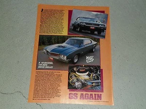 Artículo/anuncio de Buick Gran Sport 1970 (GS) - Imagen 1 de 1