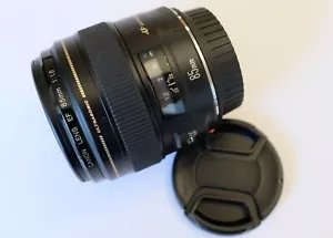 Canon EOS 85mm f1.8 USM Ultrasonic Portrait Lens - Great Shape - Picture 1 of 10