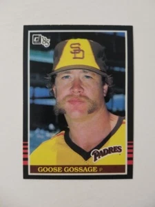 Tarjeta de béisbol Goose Gossage 1985 Donruss #185 Padres de San Diego - Imagen 1 de 2